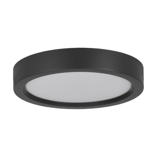 Eglo idun e plafoniera led 14w 4000k 21cm moderna rotonda nera