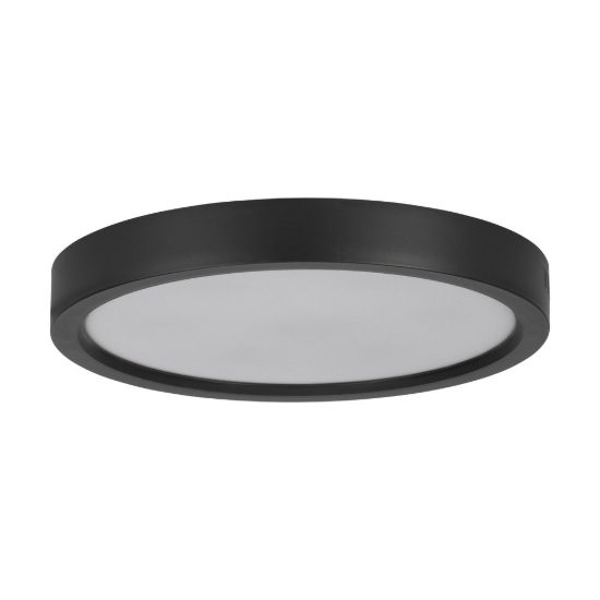 Eglo idun e plafoniera led 17w 4000k 28,5cm moderna rotonda nera