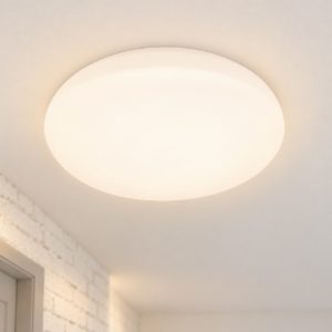 Eglo pogliola e plafoniera led 8w 4000k 22cm moderna bianca