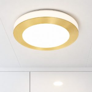 Eglo carpi plafoniera da bagno colore oro led 10,8w 3000k ip44