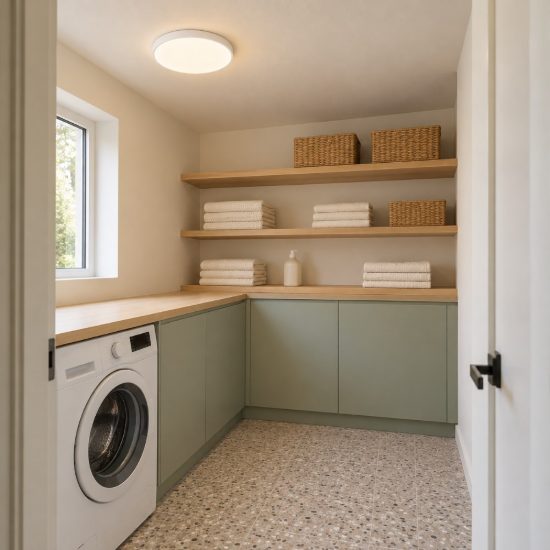 Eglo fueva 5 plafoniera led 20,5w 3000k 28,5cm moderna bianca con sensore di movimento