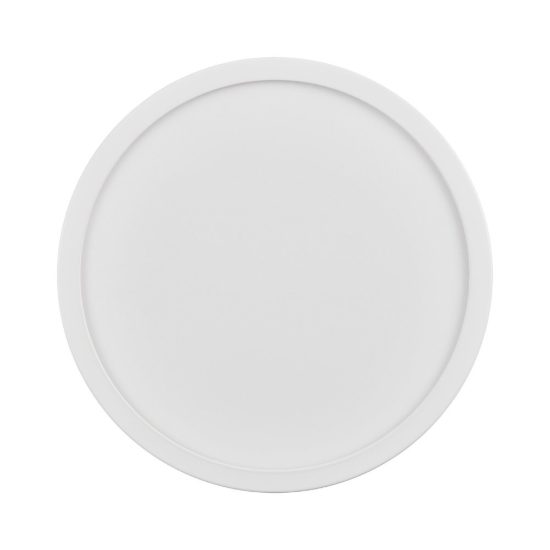 Eglo fueva 5 plafoniera led 20,5w 3000k 28,5cm moderna bianca con sensore di movimento