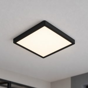 Eglo fueva 6 plafoniera led 13w cct 2700k 6500k 29cm moderna quadrata nera