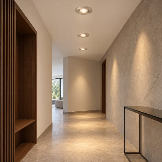 Eglo barranco gu10 set 3 faretti da incasso per cartongesso orientabili led 3x4,5w 3000k foro 6,8cm nichel opaco