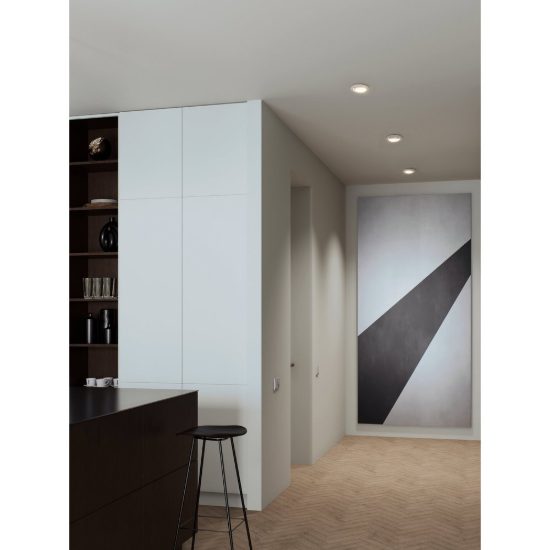 Eglo barranco gu10 set 3 faretti da incasso per cartongesso orientabili led 3x4,5w 4000k foro 6,8cm bianco