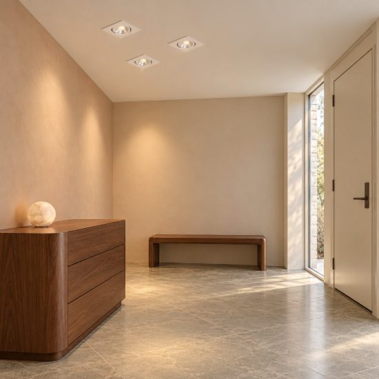 Eglo saliceto set 3 faretti da incasso per cartongesso orientabili led 3x4,8w 2700k quadrato foro 6,8cm bianco
