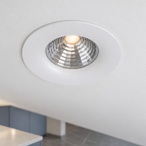Eglo saliceto faretto da incasso per cartongesso led 6,4w 4000k foro 6,8cm bianco