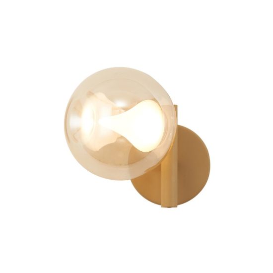 Applique da parete oro per sala da pranzo led 6w 3000k 17cm