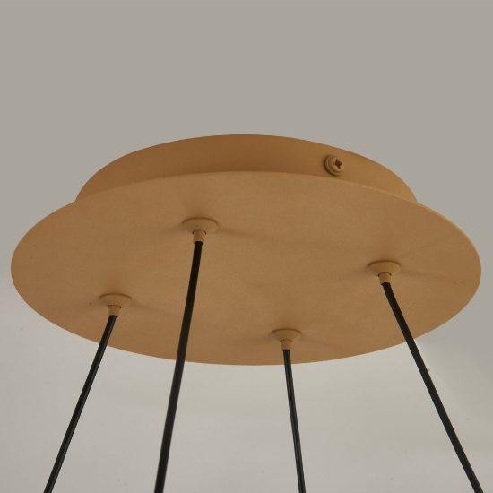 Lampadario per tavolo da pranzo a sospensione sfere vetro led 3000k