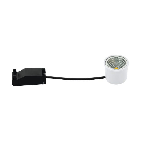 Eglo saliceto faretto da incasso per cartongesso orientabile led 4,8w 2700k foro 6,8cm bianco