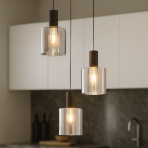 Gorosiba eglo lampadario da cucina con portalampada ciclindrici