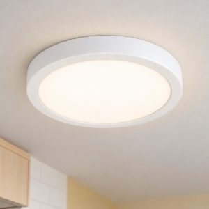 Eglo fueva 5 plafoniera led 17w 3000k 21cm dimmerabile moderna bianca