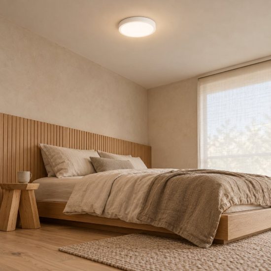 Eglo fueva 5 plafoniera led 17w 3000k 21cm dimmerabile moderna bianca