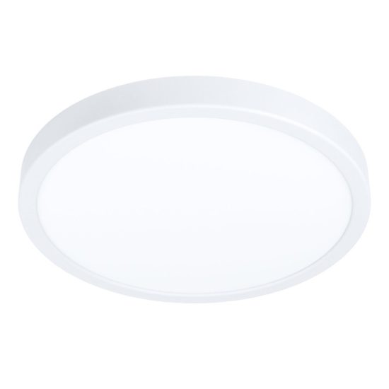 Eglo fueva 5 plafoniera led 20,5w 3000k 28,5cm dimmerabile moderna bianca