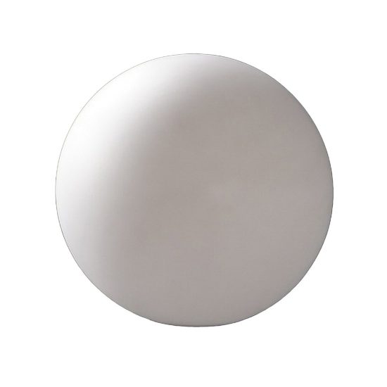 Lampada da terra per esterno sfera 50cm bianca ip65
