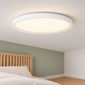 Eglo testara e plafoniera led 16,4w 4000k 30cm moderna bianca