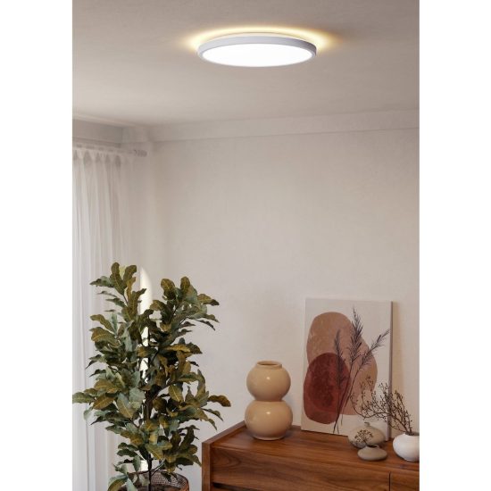 Eglo testara e plafoniera led 16,4w 4000k 30cm moderna bianca