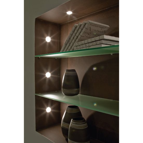 Eglo peneto set 3 faretti da incasso per cartongesso orientabili led 3x2,8w 3000k foro 6,5cm bianco