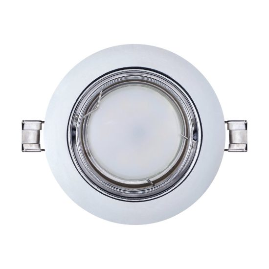 Eglo peneto set 3 faretti da incasso per cartongesso orientabili led 3x4,6w 3000k foro 7cm cromo