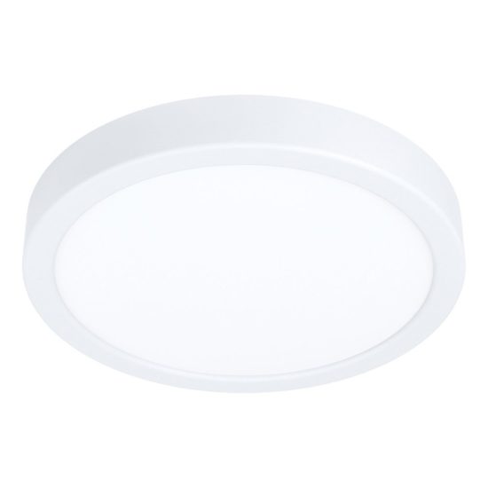 Eglo fueva 6 plafoniera led 11,5w cct 2700k 6500k 21,1cm moderna rotonda bianca