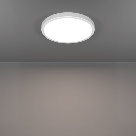 Eglo fueva 6 plafoniera led 14,2w cct 2700k 6500k 27,8cm moderna rotonda bianca