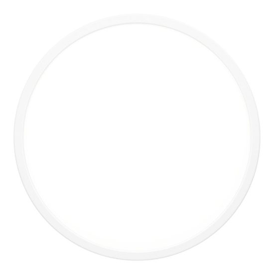 Eglo fueva 6 plafoniera led 17w cct 2700k 6500k 38,9cm per camera da letto moderna rotonda bianca