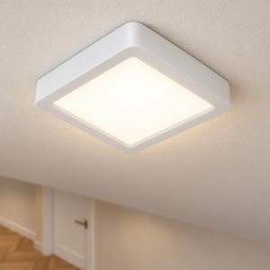 Eglo fueva 6 plafoniera led 7w cct 2700k 6500k 15cm moderna quadrata bianca