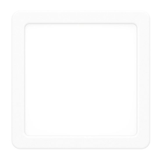 Eglo fueva 6 plafoniera led 7w cct 2700k 6500k 15cm moderna quadrata bianca
