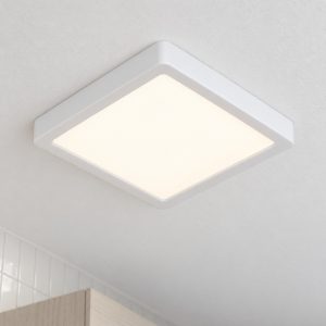 Eglo fueva 6 plafoniera led 10,5w cct 2700k 6500k 22cm moderna quadrata bianca