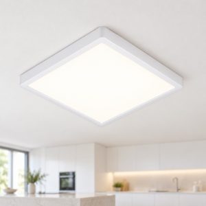 Eglo fueva 6 plafoniera led 13w cct 2700k 6500k 29cm moderna quadrata bianca