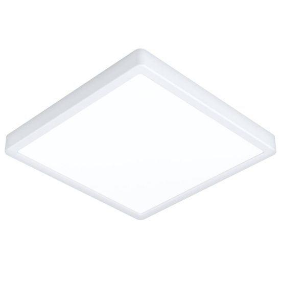 Eglo fueva 6 plafoniera led 13w cct 2700k 6500k 29cm moderna quadrata bianca