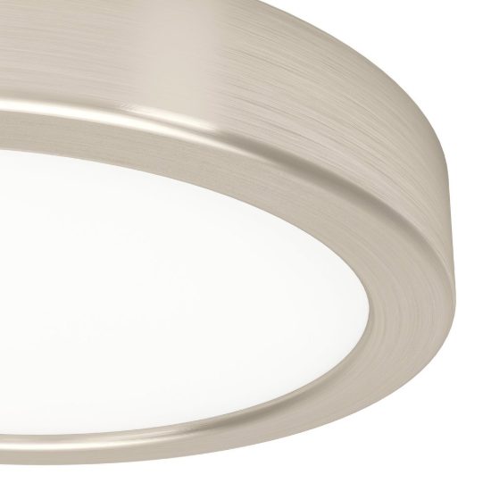 Eglo fueva 6 plafoniera led 7,5w cct 2700k 6500k 16,6cm moderna rotonda nichel