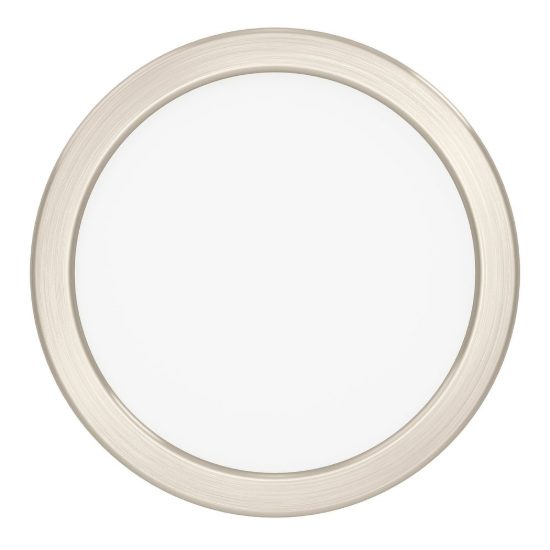 Eglo fueva 6 plafoniera led 7,5w cct 2700k 6500k 16,6cm moderna rotonda nichel