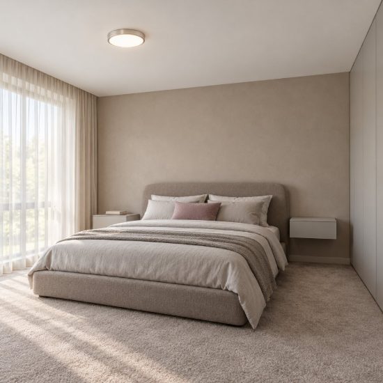 Eglo fueva 6 plafoniera led 11,5w cct 2700k 6500k 21,1cm moderna rotonda nichel