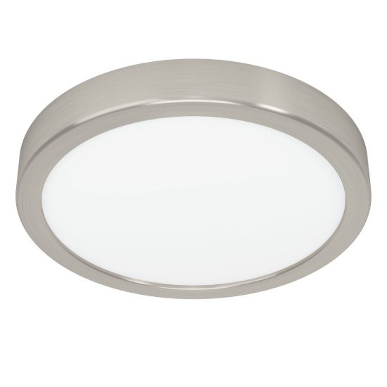 Eglo fueva 6 plafoniera led 11,5w cct 2700k 6500k 21,1cm moderna rotonda nichel