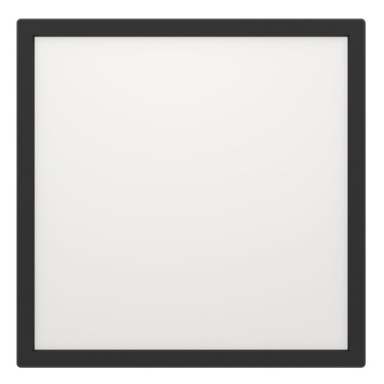 Eglo rovito plafoniera led 13,4w cct 2700k 6500k 29cm ip44 moderna nera
