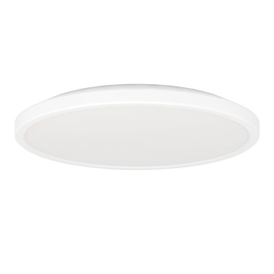 Eglo rovito plafoniera led 13,9w cct 2700k 6500k 30cm ip44 per bagno moderna bianca