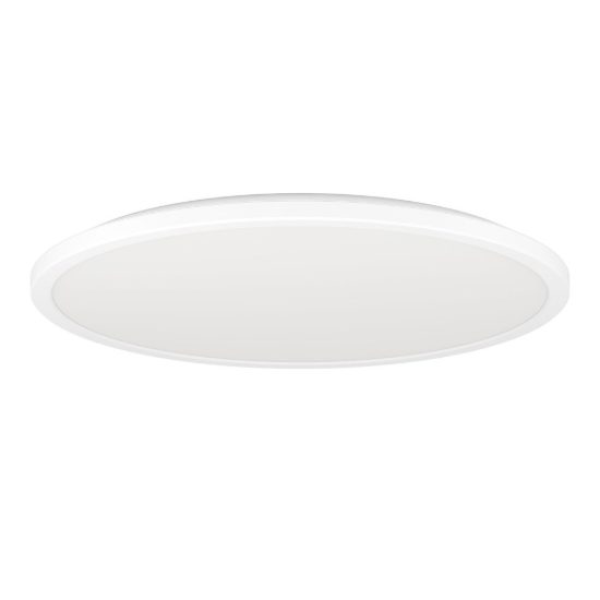 Eglo rovito plafoniera led 16,8w cct 2700k 6500k 50cm ip44 per bagno moderna bianca