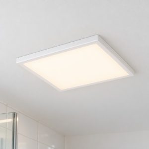 Eglo rovito plafoniera led 13,4w cct 2700k 6500k 29cm ip44 per bagno moderna bianca