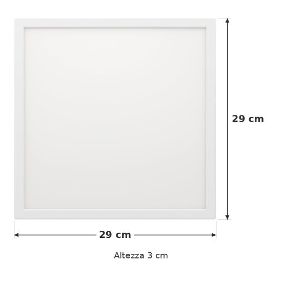 Eglo rovito plafoniera led 13,4w cct 2700k 6500k 29cm ip44 per bagno moderna bianca