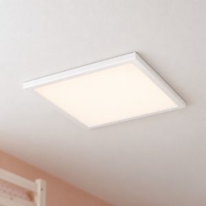 Eglo rovito plafoniera led 17,6w cct 2700k 6500k 39cm ip44 per bagno moderna bianca