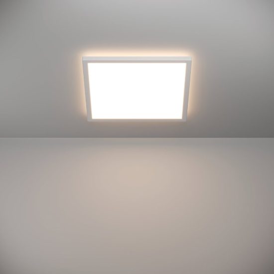 Eglo rovito plafoniera led 17,6w cct 2700k 6500k 39cm ip44 per bagno moderna bianca