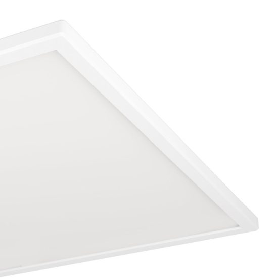 Eglo rovito plafoniera led 17w cct 2700k 6500k 50cm ip44 per bagno moderna bianca