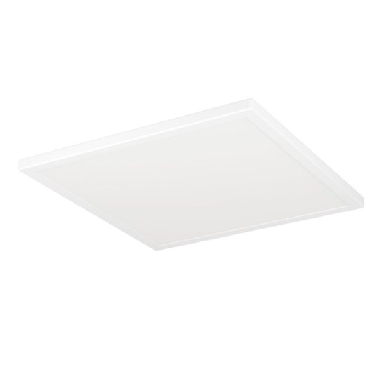 Eglo rovito r plafoniera led 17,6w cct 2700k 6500k 39cm ip44 con telecomando per bagno moderna bianca