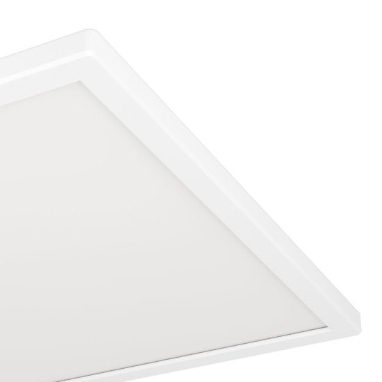 Eglo rovito r plafoniera led 17,6w cct 2700k 6500k 39cm ip44 con telecomando per bagno moderna bianca
