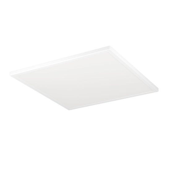 Eglo rovito r plafoniera led 17w cct 2700k 6500k 50cm ip44 con telecomando per bagno moderna bianca