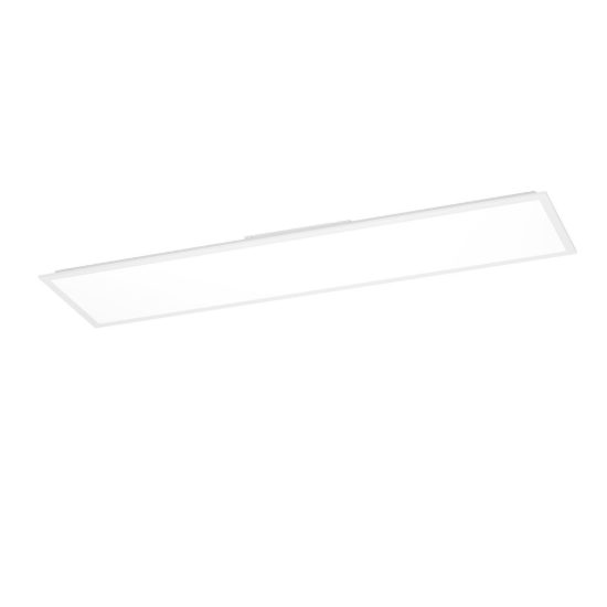 Eglo moradillo plafoniera led 33w cct 2700k 6500k 119,5cm per cucina moderna bianca