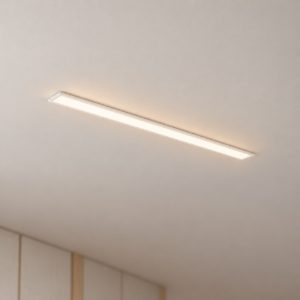 Eglo moradillo plafoniera led 28w cct 2700k 6500k 119,5cm per cucina moderna bianca