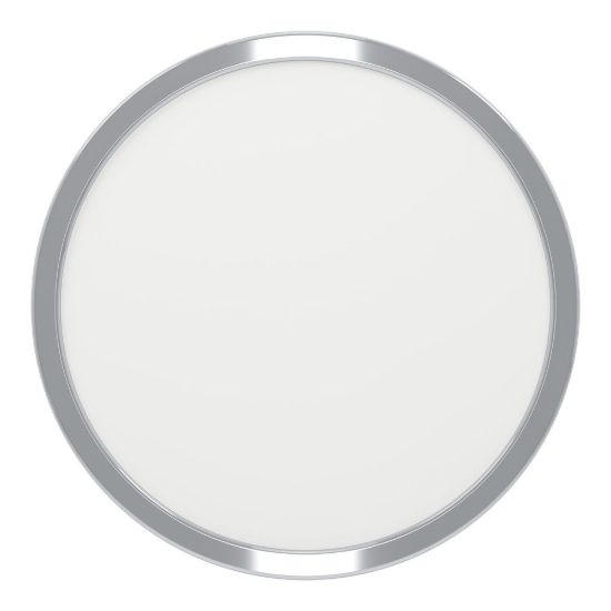 Eglo fueva 6 plafoniera led 14,2w cct 2700k 6500k 27,8cm ip44 per bagno moderna rotonda cromo