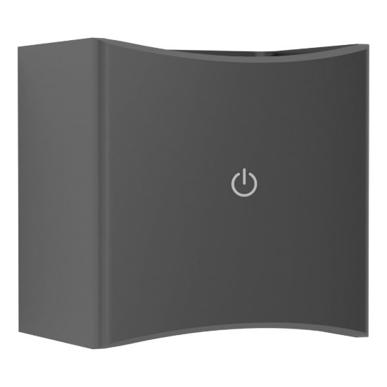 Eglo tressanti applique da esterno led 2,9w 3000k 9,1cm ip44 ricaricabile moderna a onda nera opaca con sensore di movimento